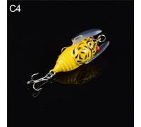 Appât Artificiel Dur Pour La Pêche, Leurre Pour Attraper Des Poissons Comme Les Cigales Ou Les Bars, En Plastique, 4cm, 6g, 1 Pièce