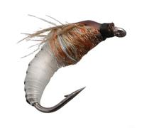 Appât artificiel Scud pour pêche à la truite en acier à haute teneur en carbone avec motif plume (10#)