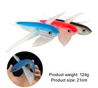 Appât Artificiel Souple Pour La Pêche En Mer, Leurre Pour Attraper Des Poissons Volants, Pour Les Thons, Pour Les Thons Kingfish, Pour Les Thons, Les Chineaux, Les Marlins Et Les Mahi