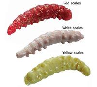 Appât - BERKLEY - PowerBait Honey Worm Scales - Blanc - Pot 55 unités - 2,5 cm