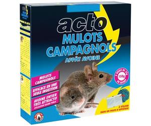 Appât céréales - mulots- campagnols - 150 g - 6 sachets de 25 g