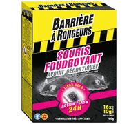 Appât céréales - souris foudroyant - avoine décortiquée - 160 g - 16 sach