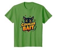 Appât Cougar : Humour Chasseurs de Femmes âgées spirituelles T-Shirt, Enfant, Herbe, 6 Ans