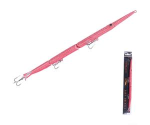 Appât coulant articulé avec trois sections flexibles pour un mouvement naturel et une réponse accrue aux frappes des espèces de poissons prédateurs (4#)