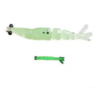 Appât crevettes multi-segments en silicone résistant à la déchirure 6 cm (numéro 02 6 cm10)