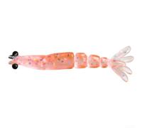 Appât crevettes multi-segments en silicone résistant à la déchirure 6 cm (numéro 04 6 cm10)
