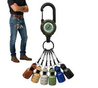 Appât de calmar - 6 pièces de couleurs assorties pour prévenir les accidents, design à couverture rapide avec ajustement flexible pour hameçons de calmar, outil de sécurité pour les pêcheurs débutants