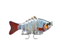 Appât de pêche bionique en Plastique avec hameçon Triple Pointu Leurre de Natation 3D adapté à Tous Les Types d'eaux Tout comme Un Vrai Petit Poisson Qui nage Tout Seul (1,C)