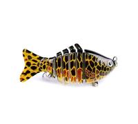 Appât de pêche bionique en Plastique avec hameçon Triple Pointu Leurre de Natation 3D adapté à Tous Les Types d'eaux Tout comme Un Vrai Petit Poisson Qui nage Tout Seul (1,P)
