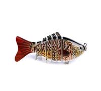 Appât de pêche bionique en Plastique avec hameçon Triple Pointu Leurre de Natation 3D adapté à Tous Les Types d'eaux Tout comme Un Vrai Petit Poisson Qui nage Tout Seul (1,Q)