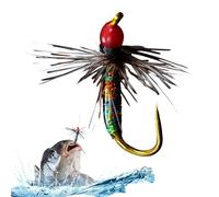 Appât De Pêche - Mini Leurre Fly Crank Swimbair | Appât Réfléchissant pour Eau Salée avec Hameçon - pour la Pêche en Eau Salée et en Douce, pour Les Poissons comme Le Bluegill, la