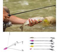 Appât Dur De Pêche En Forme De Parapluie Avec 5 Bras Et Émerillons