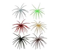 Appât Flottant pour Oursin,6 pièces de leurres nageurs à tentacules simulés - appât créature à tentacules,pour Eau Douce Eau Salée : Poisson-Mandarin, Poisson-Serpent, Poisson-Chat, Truite, Crap, Broc