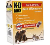 Appât pâte - difénacoum - rats et souris - 150 g - en sachets-doses