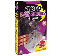 Appât pâte - fluo - rats et souris - 150 g - 10 sachets de 15 g