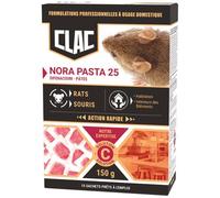 Appât pâte - Nora pasta 25 - rats et souris - action rapide - 150 g