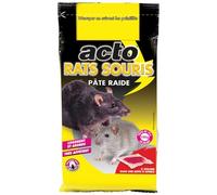 Appât pâte raide rats et souris 150 g 15 sachets de 10 g