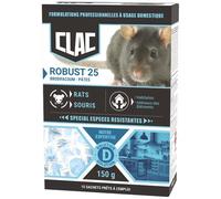 Appât pâte - Robust 25 - rats et souris - spécial espèces résistantes - 150