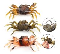 Appât Souple Pour La Pêche, Leurre Pour Attraper Des Poissons Comme Les Crabes, Ver, Avec Hameçons, Simulation 3d, 8cm, 34.5g