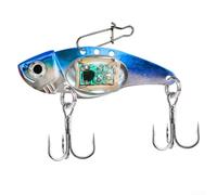 Appât vibrant à base d'alliage avec centre de gravité bas pour une action oscillante forte et une forte transmission des vibrations (le corps bleu)