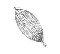 Appâts à charbons - Panier d'alimentation antirouille, support portable de 13,5 x 4,5 cm pour leurres artificiels, cage à nourriture antirouille, distributeur d'appâts pour écrevisses de