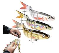 Appâts artificiels pour perche tour, 3 pièces, appâts de mer durs pour truite | Appâts à enfoncer pour eaux douces salées, mer, rivière, glace Surf Kayak Fly tori Hommes