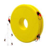 Appâts de pêche à la mouche, faux leurres de pêche à la mouche | Caste de basse gabarits attirants artificiels | Autoritaire attirant Lere artificiel avec queue fluorescente pour les lacs, les rivière
