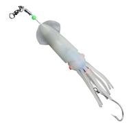 Appâts de pêche en eau douce, Lares de pêche éclairées | Squid LE LURS RÉLICATIQUES - Gears de pêche brillant, appât clignotant facile à attraper pour les hommes d'eau douce en plein air, papa