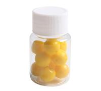 Appâts flottants en forme de boule de maïs en bouteille - Saveur de maïs - Perles flottantes - 8 mm/10 mm/14 mm - En silicone