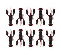 Appâts pour Crevettes d'eau | Appâts À Lent Crevettes 10 Pièces - Leurre Souple Réaliste avec Arôme Naturel pour Rivières Lacs Et Aquariums