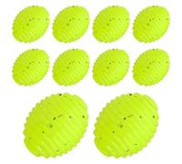 Appâts Souples De Pêche - Leurres Jigs pour la Capture de Perche - Accessoires Appâts Réalistes Portables 10 Pièces pour Père Hommes Perche Silure Truite en Étang Pêche en Mer