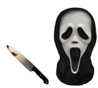 APPCRFM Masque d'Halloween Scream,Masque Effrayant,Accessoires de Costume Scream Skull,Accessoires de Costume pour Bal Masqué,Idéal pour lles Fêtes,les Jeux de Rôle et les Bals Masqués Fantômes