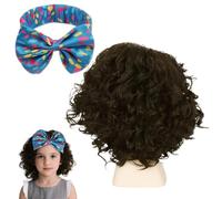 APPCXOKL Déguisement Mirabel Encanto pour Filles - Ensemble de déguisement de Princesse sans Marque avec Perruque, Bandeau et Lunettes - Idéal pour Les fêtes, Les déguisements et Les célébrations