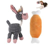 APPCXOKL Jouet sonore pour Chien - Un Jouet en Peluche Doux et Durable, Contre l'ennui Meilleurs camarades de Jeu pour Chiens