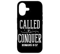 Appel à Conquérir Romains 8:37 - Design Motivant Coque pour iPhone 17