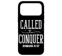 Appel à Conquérir Romains 8:37 - Design Motivant Coque pour iPhone 17 Pro Max