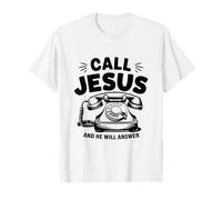 Appel à Jésus, il répondra à la prière de la Foi chrétienne T-Shirt