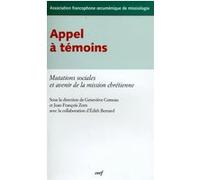 Appel à témoins Association francophone oecuménique (Auteur)