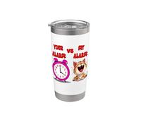 Appel à tous les amoureux des chats pour miauler minuit Gobelet isotherme en acier inoxydable double paroi