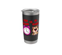 Appel à tous les amoureux des chats pour miauler minuit Gobelet isotherme en acier inoxydable double paroi