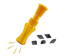 Appel de Canard,Appeau Chasse Extérieur Imprimé 3D | Sifflet Réaliste Portable avec 5 Puces Sonores Remplaçables, Outil d'Entraînement Extérieur pour Jeu Adultes et