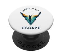 Appel de la nature, liberté, appel de la nature Freedom PopSockets PopGrip Adhésif