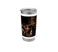 Appel de Saint Matthieu par Caravage (1600) Gobelet isotherme en acier inoxydable double paroi