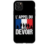 Appel du Devoir Patriote France Soldat Drapeau Français Coque pour iPhone 11 Pro Max