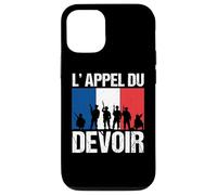 Appel du Devoir Patriote France Soldat Drapeau Français Coque pour iPhone 12/12 Pro