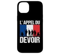 Appel du Devoir Patriote France Soldat Drapeau Français Coque pour iPhone 14 Plus