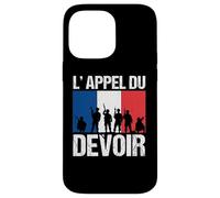 Appel du Devoir Patriote France Soldat Drapeau Français Coque pour iPhone 14 Pro Max