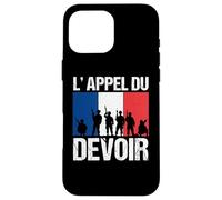 Appel du Devoir Patriote France Soldat Drapeau Français Coque pour iPhone 16 Pro Max