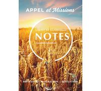 APPEL ET MISSIONS: Carnet de notes chrétien entièrement ligné avec versets bibliques inspirants | Cahier floral pour écriture libre, méditation, sermons et gratitude