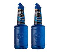 Appel le plus fin® | Cocktails à Base de Curaçao Bleu - 2 x 1 Litro | Bottiglia Bleu Curaçao Sciroppo | Préparation pour Cocktails Miscelazione